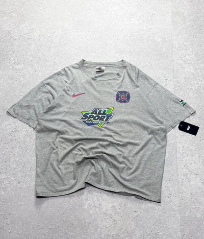 Vintage 90s Nike X Chicago Fire MLS Tee (XL)