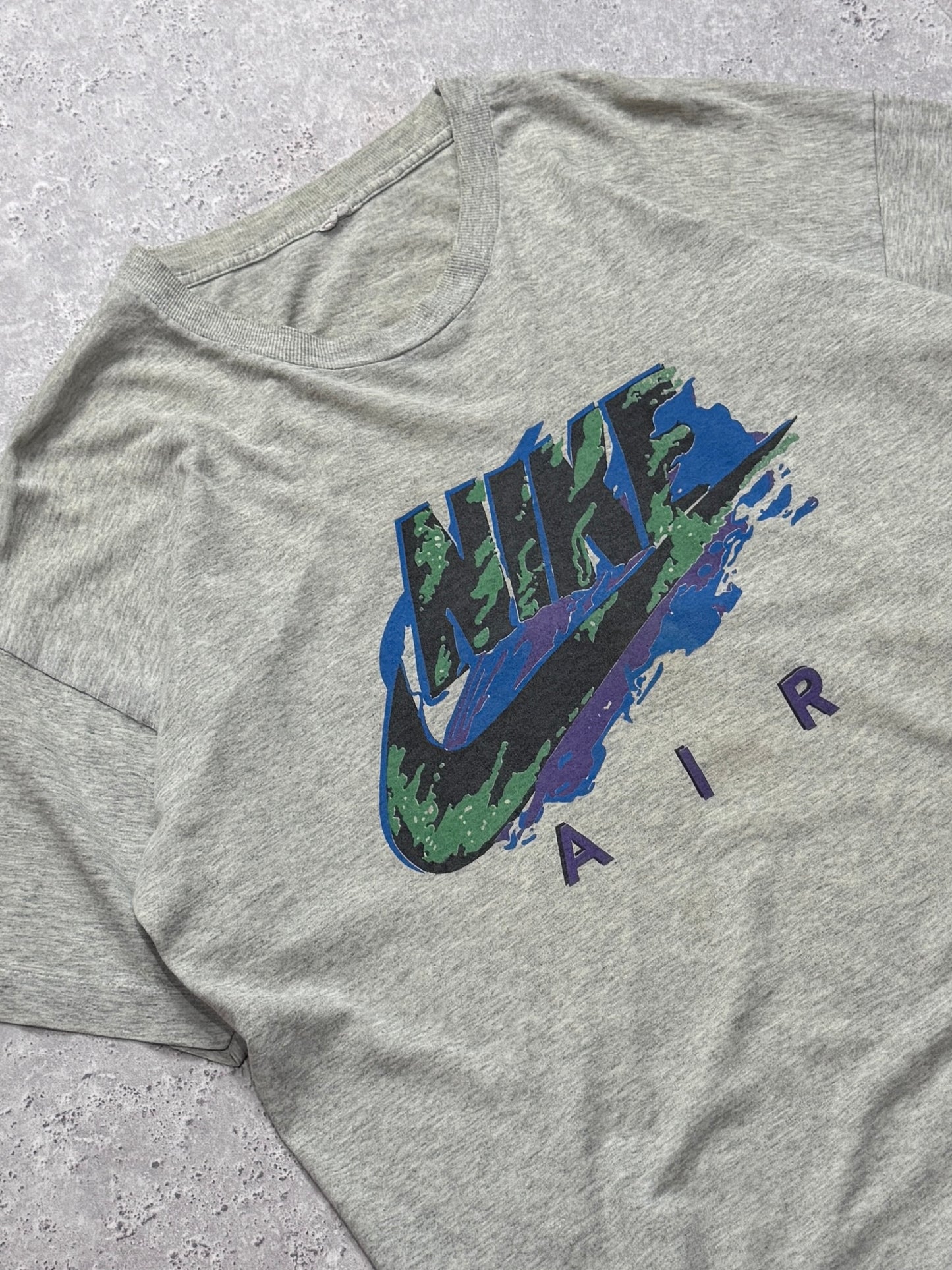 Vintage 80s Nike Air Spellout Tee (XL)