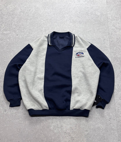 Vintage 90s Nike of Sport Embroidered Sweater (L)