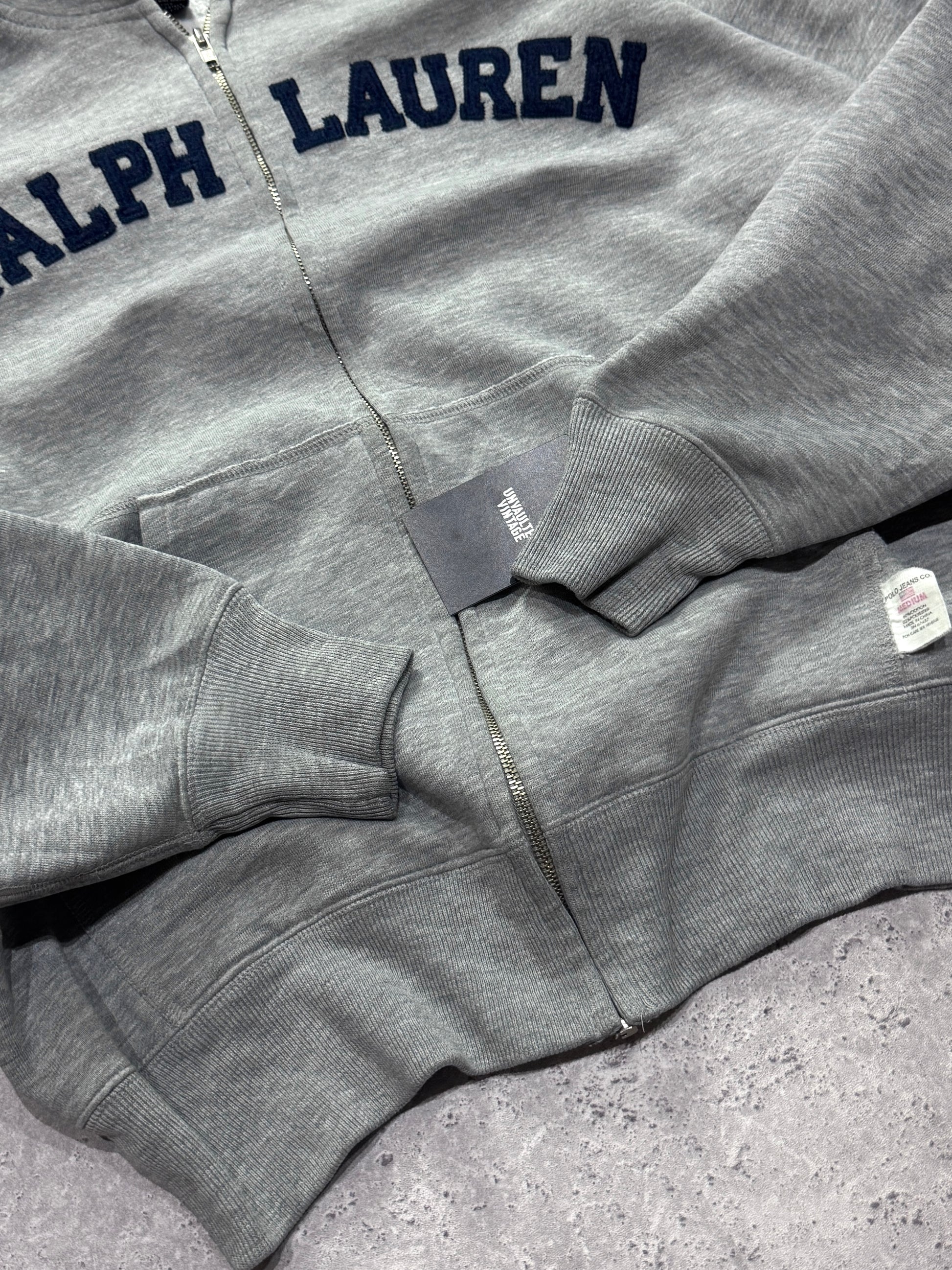 Vintage 2000s Polo Ralph Lauren Zip Up Hoodie (M)