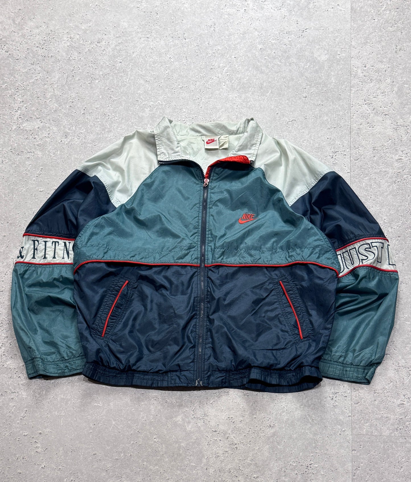 Vintage 90s Nike Sports Windbreaker Jacket (XL)