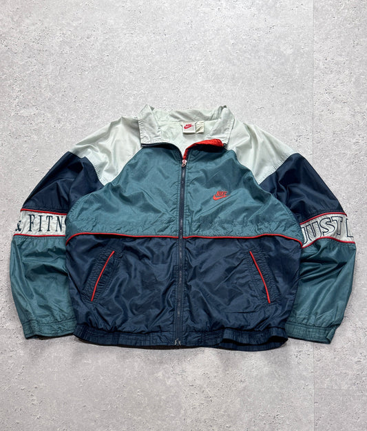 Vintage 90s Nike Sports Windbreaker Jacket (XL)
