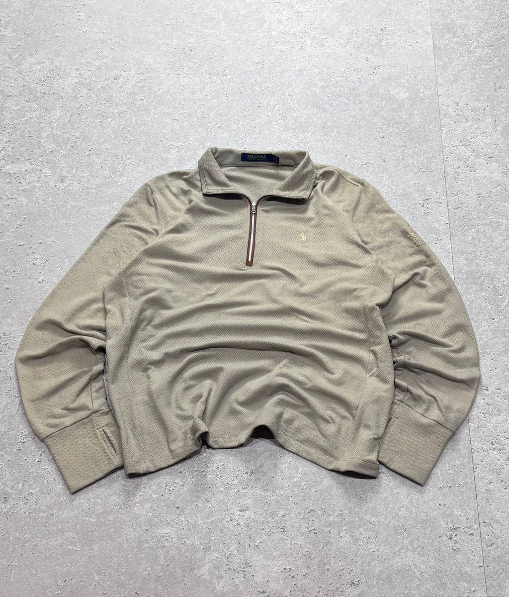Vintage Polo Golf Ralph Lauren Dri Fit Quarter Zip Sweater (M)