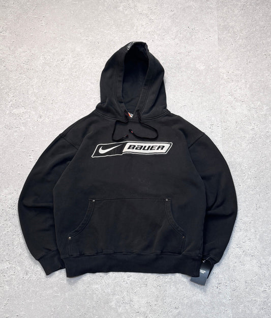 Vintage 2000s Nike Bauer Embroidered Hoodie (L)