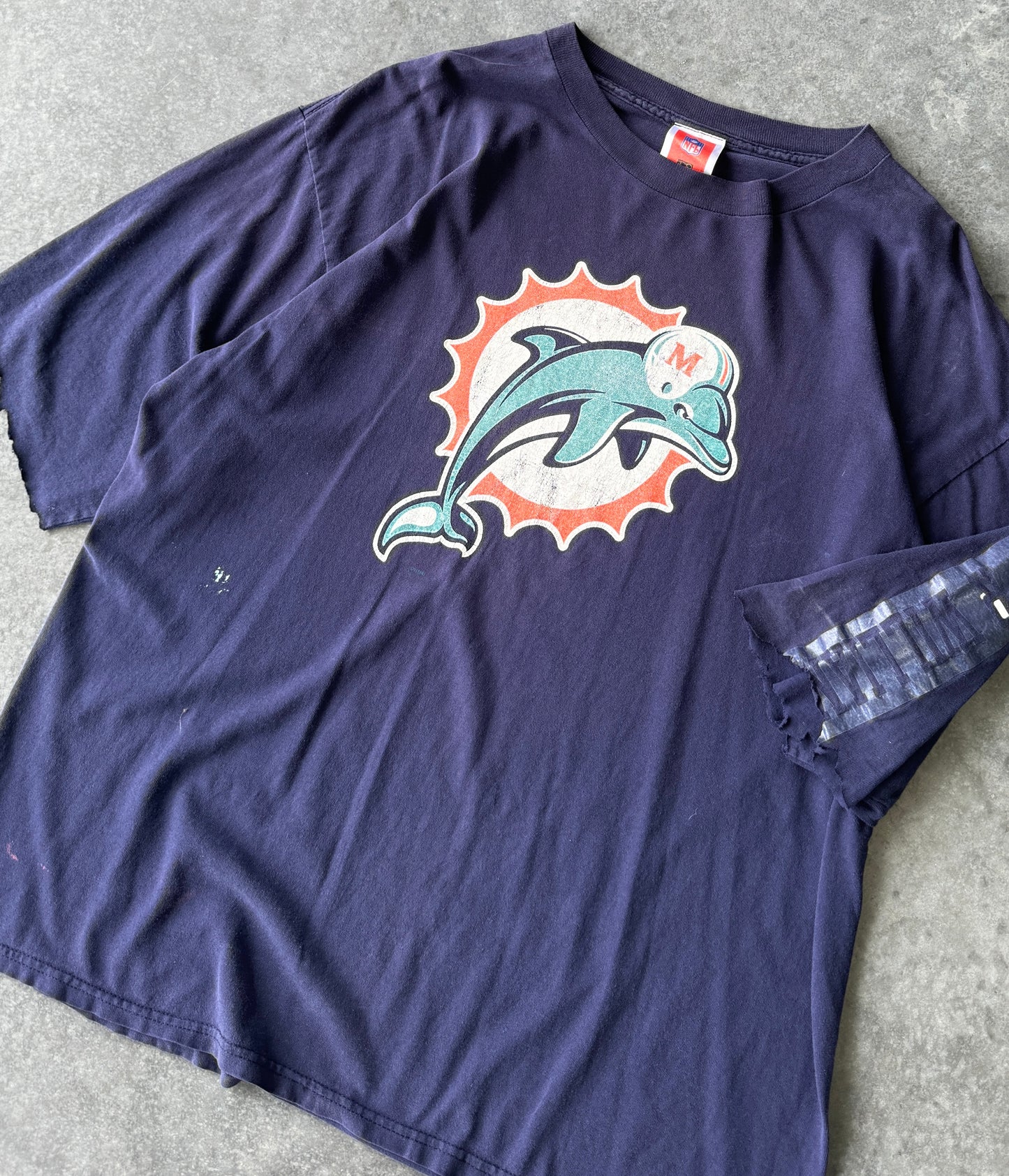 Vintage 90s Miami Dolphins NFL Tee (XL)