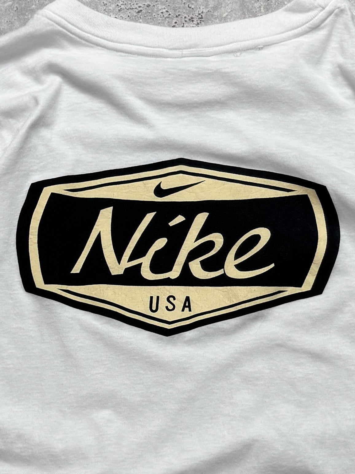 Vintage 90s Nike USA Logo Tee (L)