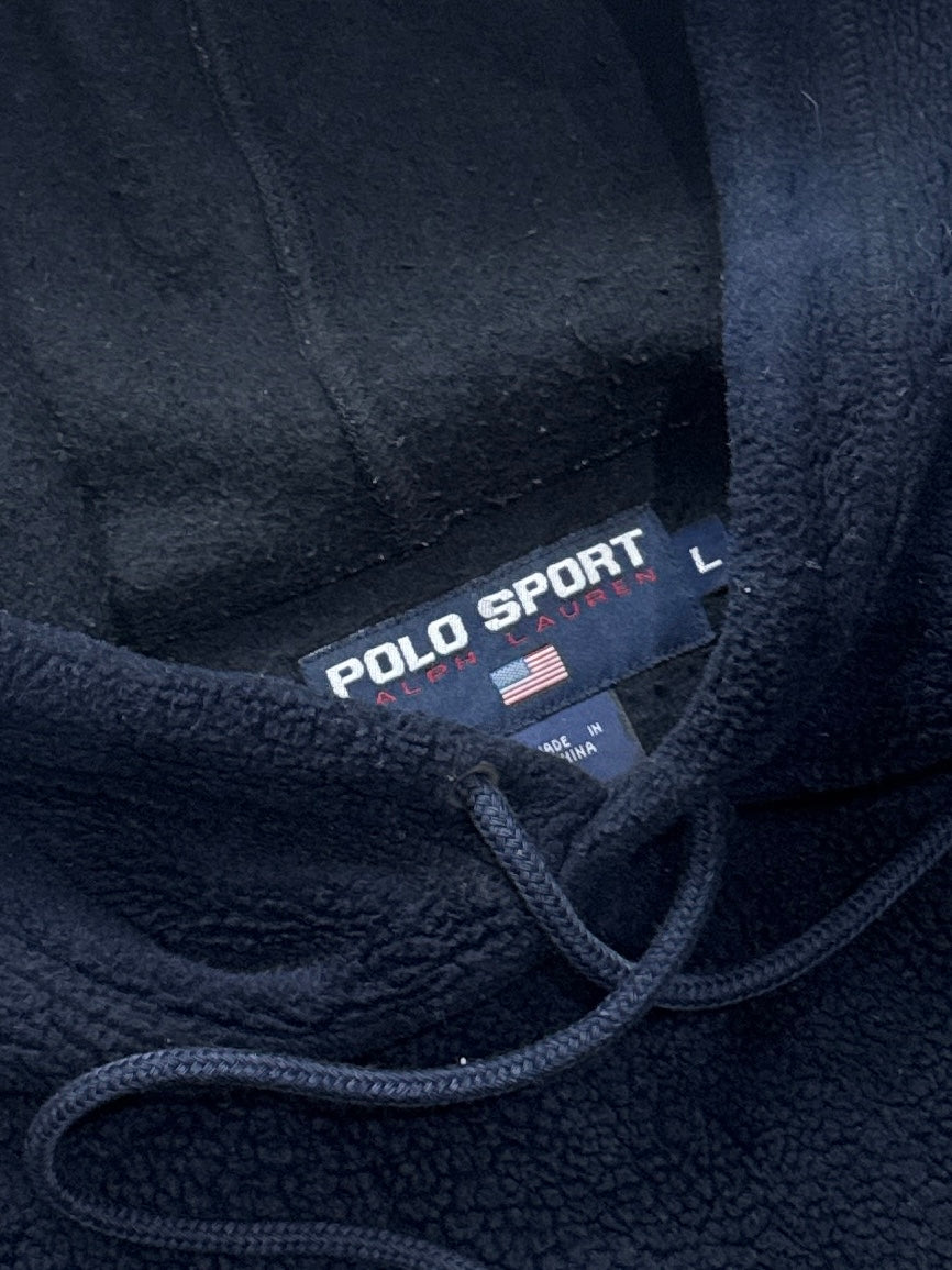 Vintage 90s Polo Sport Ralph Lauren Fleece Hoodie (L)