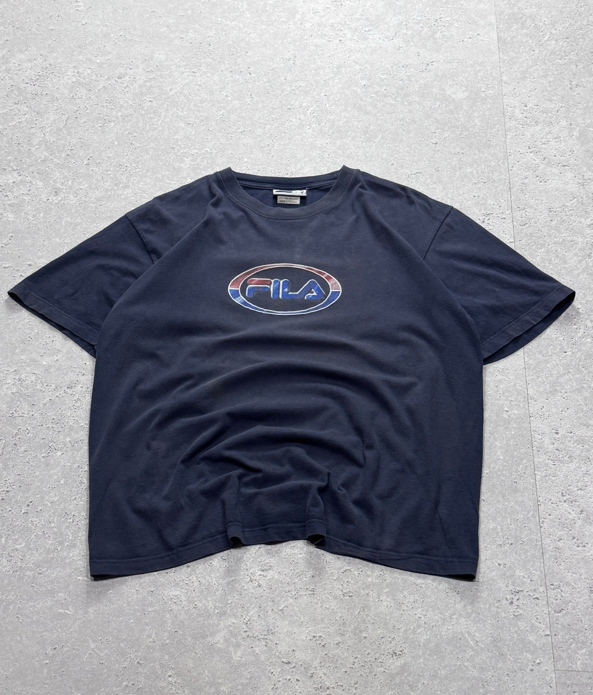 Vintage 90s Fila Spellout Tee (L)