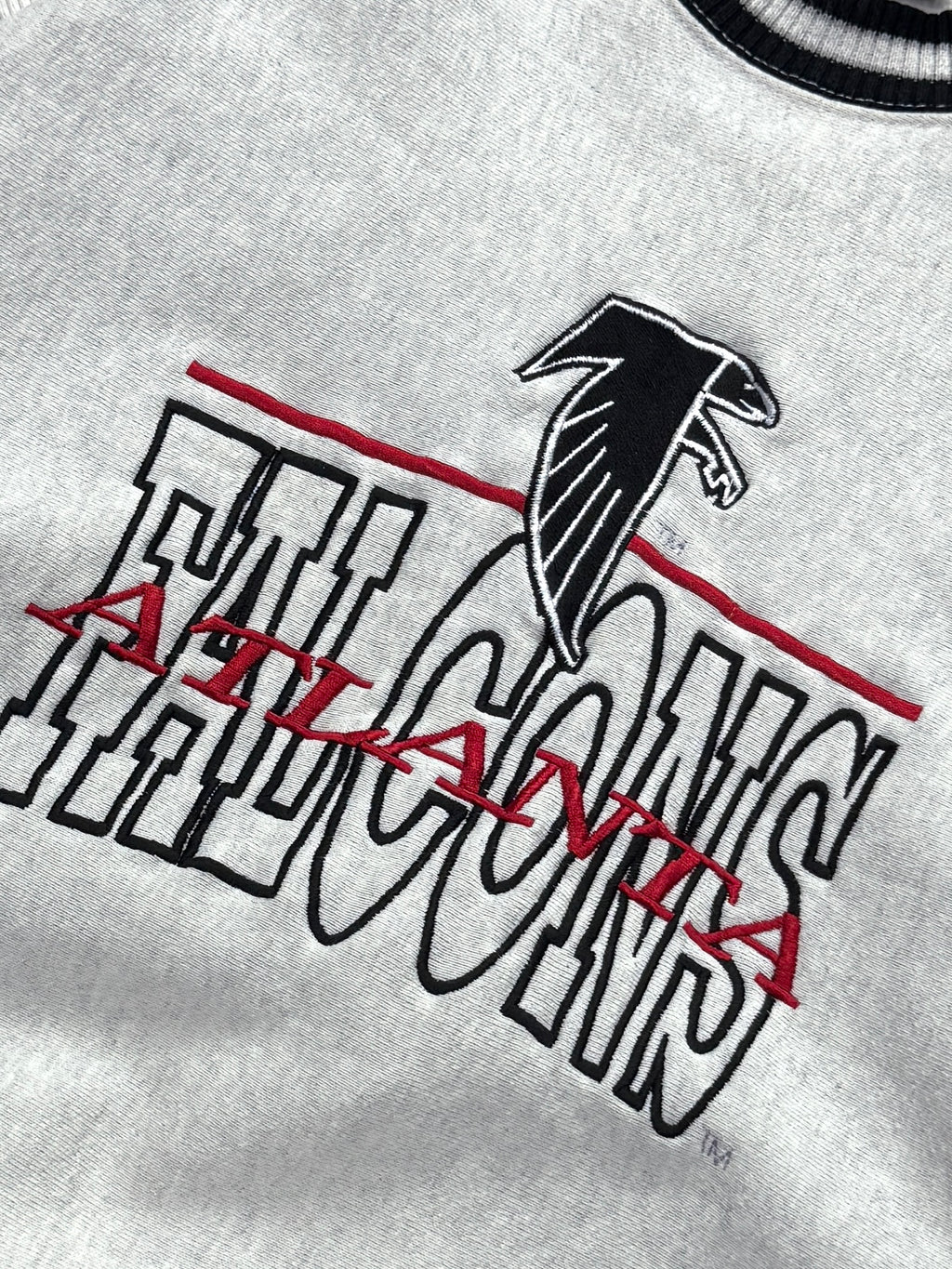 Vintage 90s Atlanta Falcons Embroidered NFL Sweater (L)