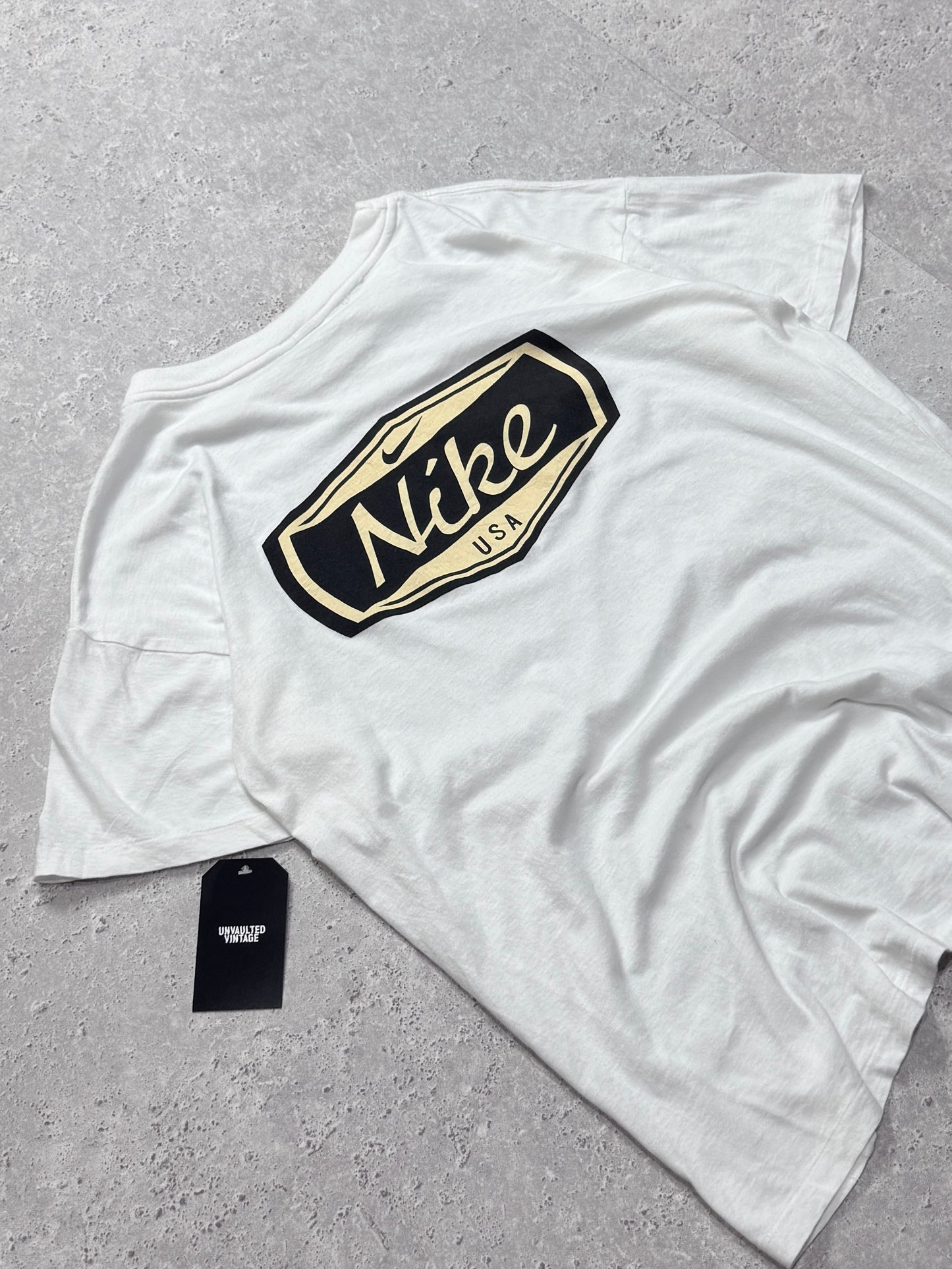 Vintage 90s Nike USA Logo Tee (L)