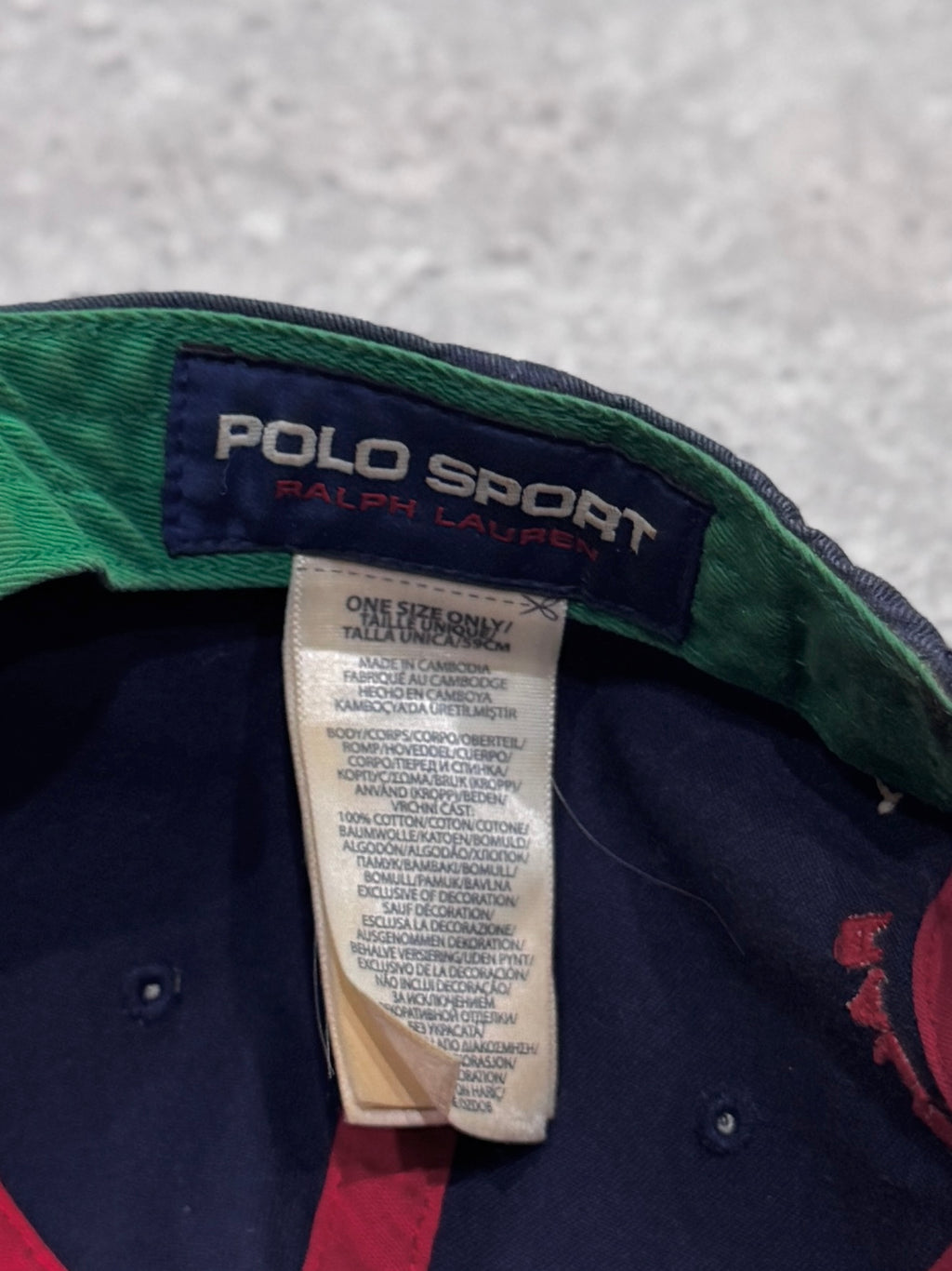 Vintage 90s Polo Sport Ralph Lauren Cap