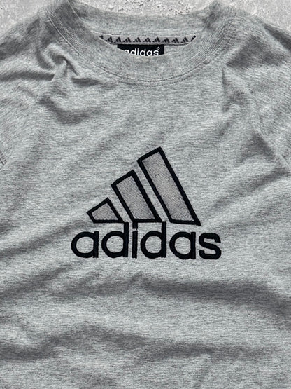 Vintage 90s Adidas Embroidered Spellout Tee (M)