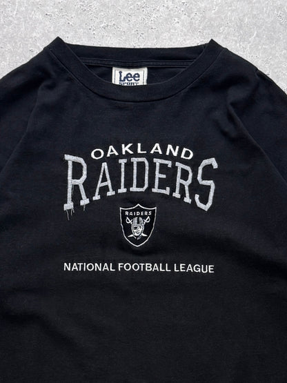 Vintage Oakland Raiders Embroidered NFL Tee (XL)