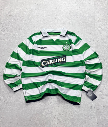 Vintage 2004 Umbro X Celtic FC Longsleeve Jersey (L)
