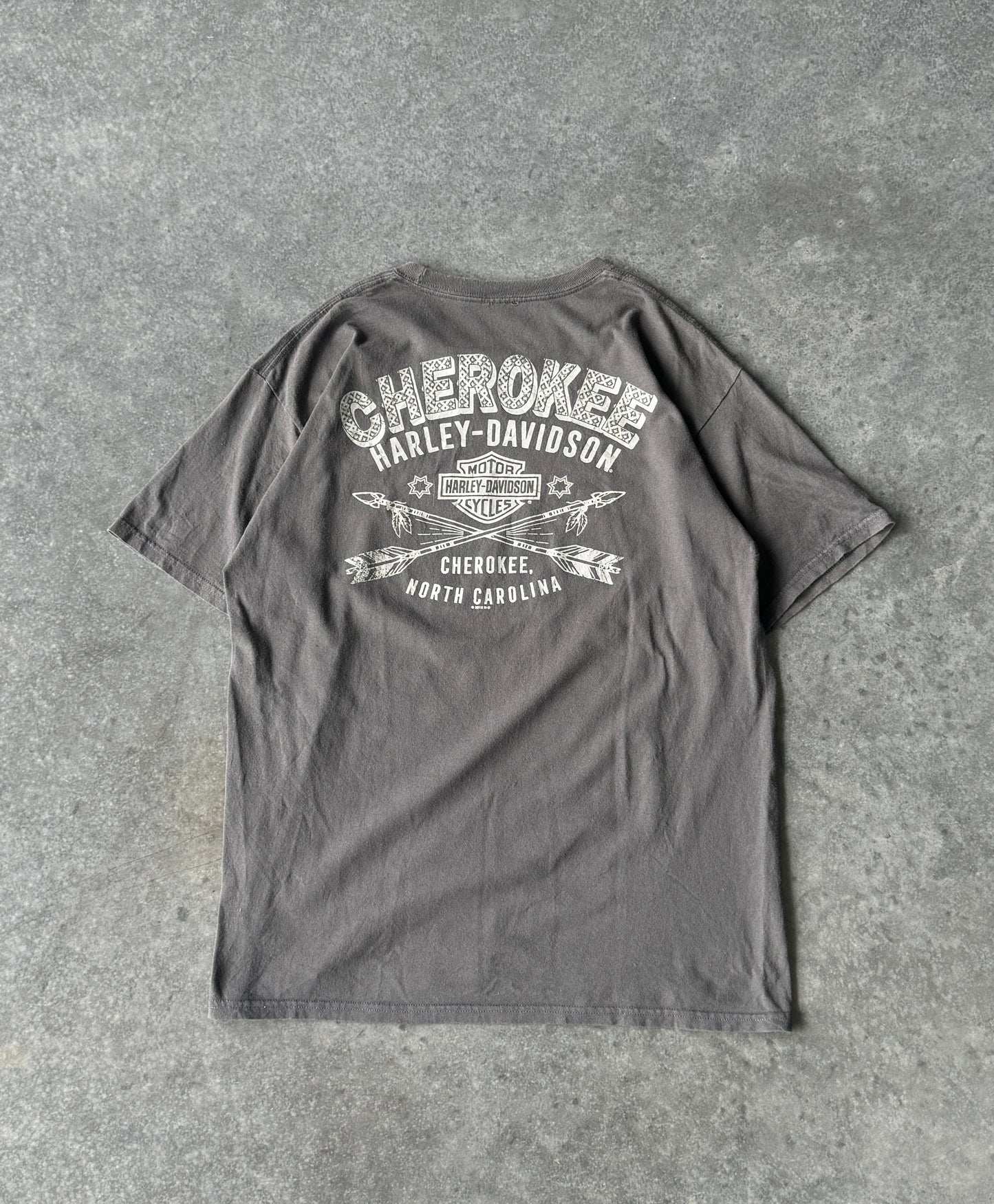 Vintage 00s Harley Davidson Graphic Tee (L)