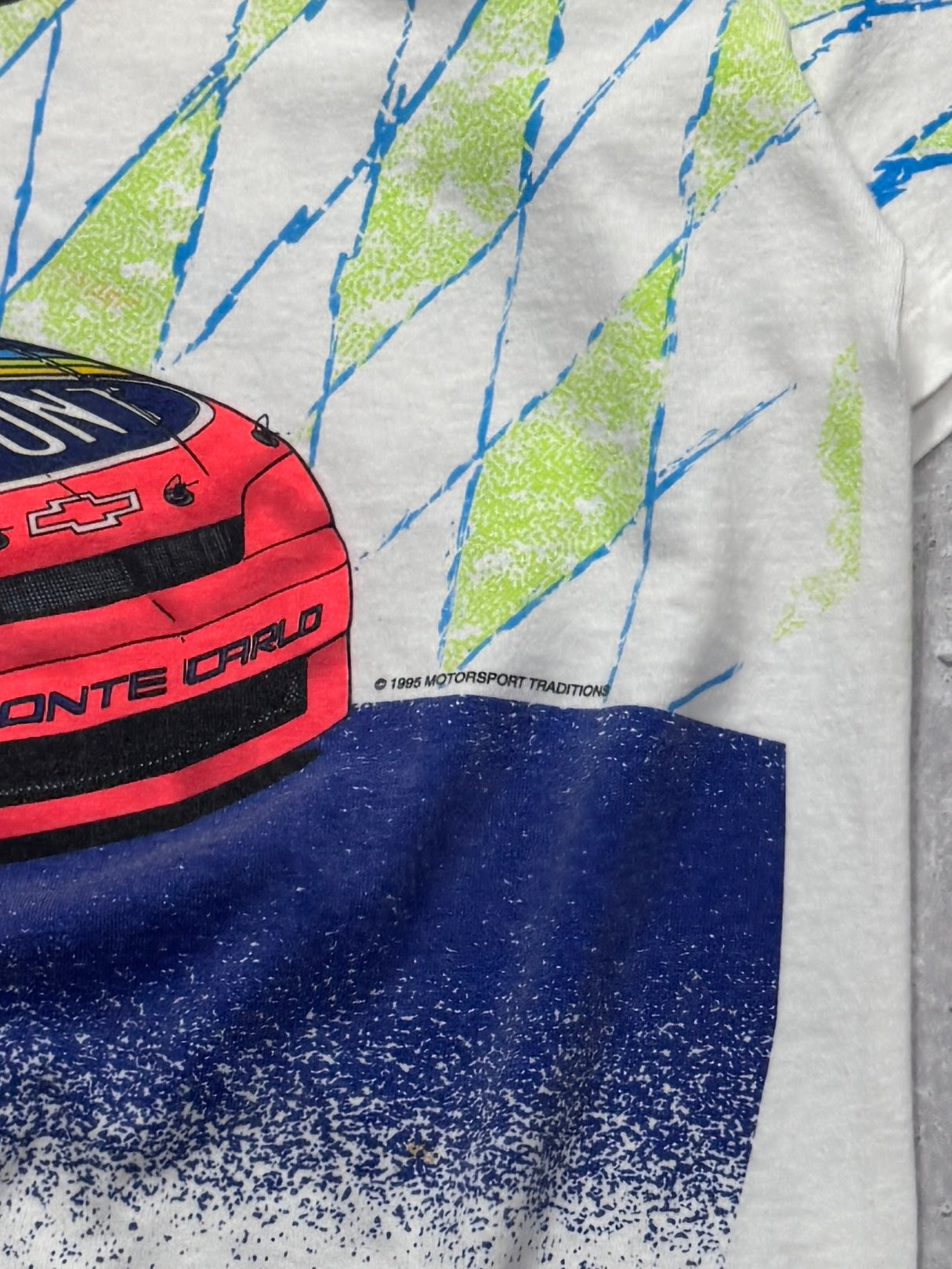 Vintage 1995 Jeff Gordon Dupont NASCAR Racing Tee (XL)