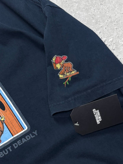Vintage 2000s Monkey Humor Graphic Tee (L)