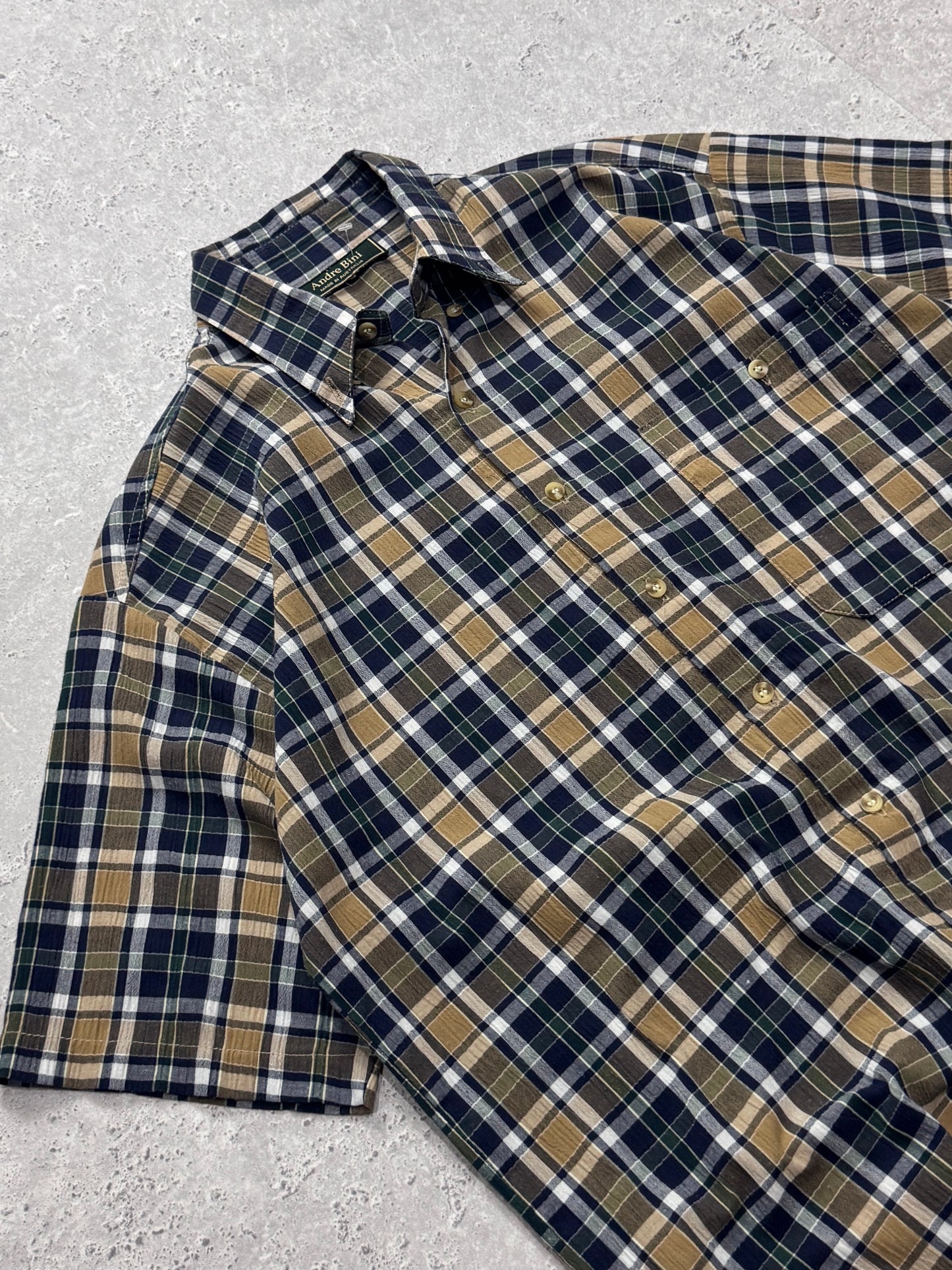 Vintage 90s Australian Made Button Up Shirt (XL)