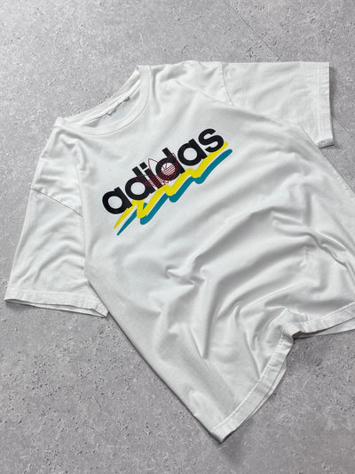 Vintage 2000s Adidas Spellout Tee (M)