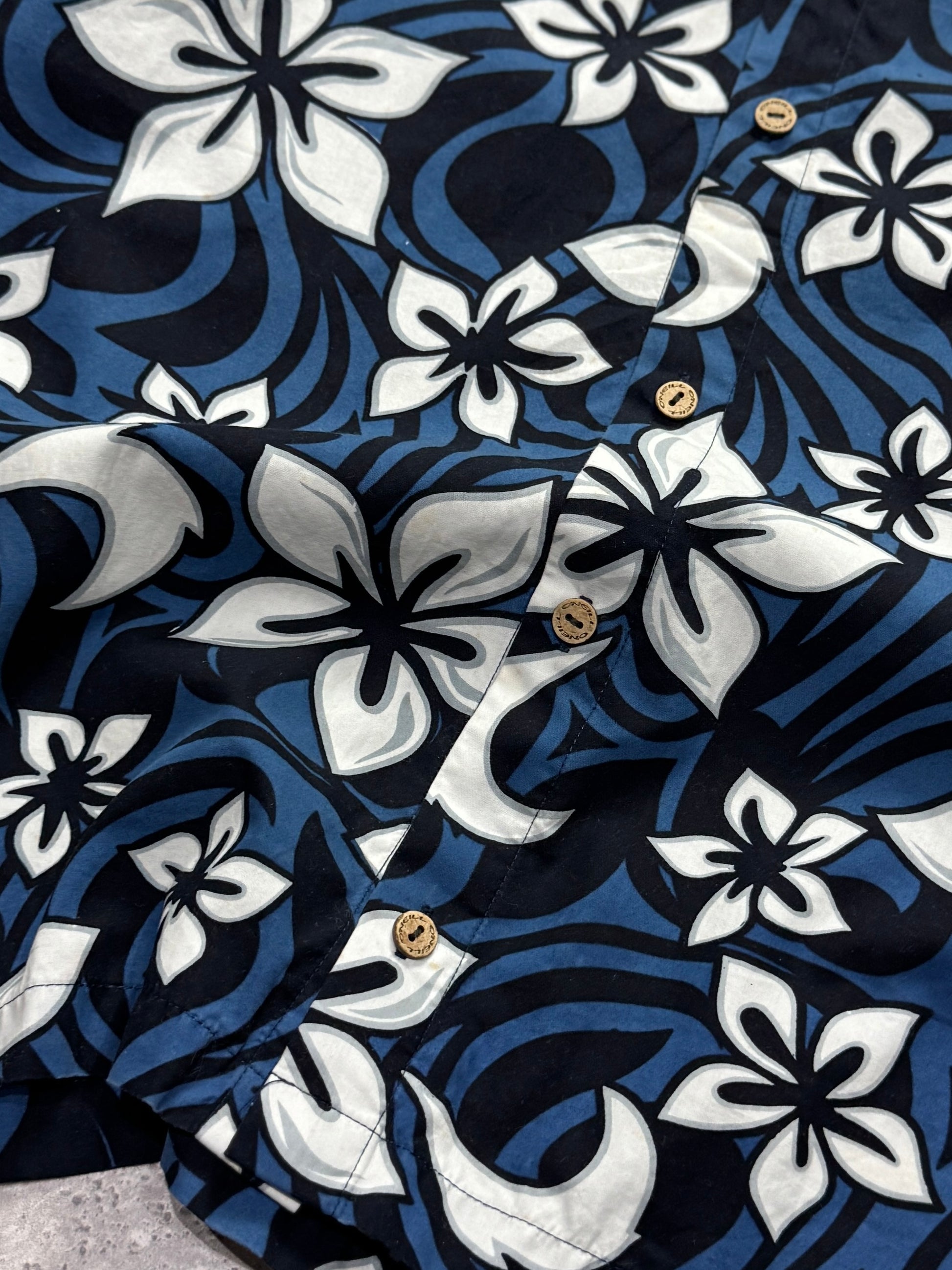 Vintage O’Neill Floral Surfwear Button Up Shirt (M)