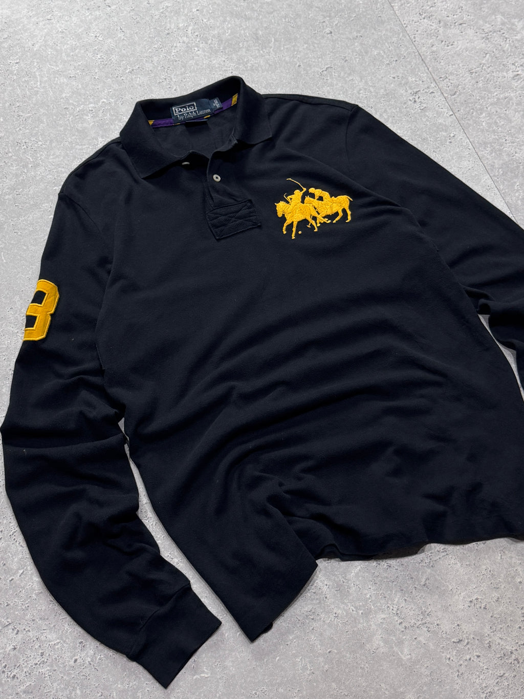 Vintage 2000s Polo Ralph Lauren Lightweight Rugby Sweater (M)