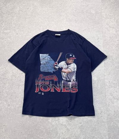 Vintage 90s Atlanta Braves Chipper Jones Player Tee (L)