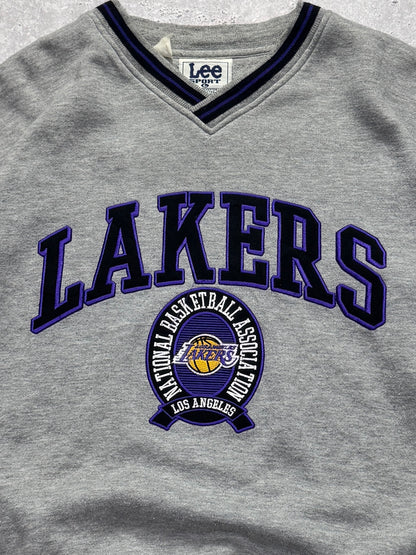 Vintage Los Angeles Lakers NBA Embroidered Sweater (XL)