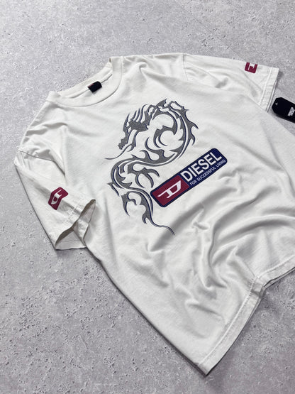 Vintage 2000s Diesel Dragon Tee (L)