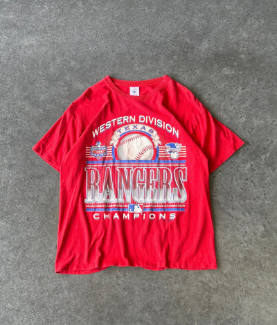 Vintage 96' Texas Rangers Division Championship Tee (L)
