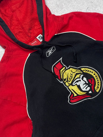 Vintage 2000s Reebok X Ottawa Senators NHL Hoodie (XL)
