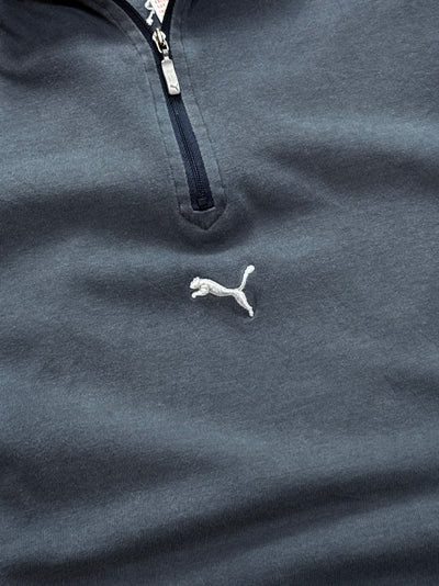 Vintage 2000s Puma Quarter Zip Tee (L)