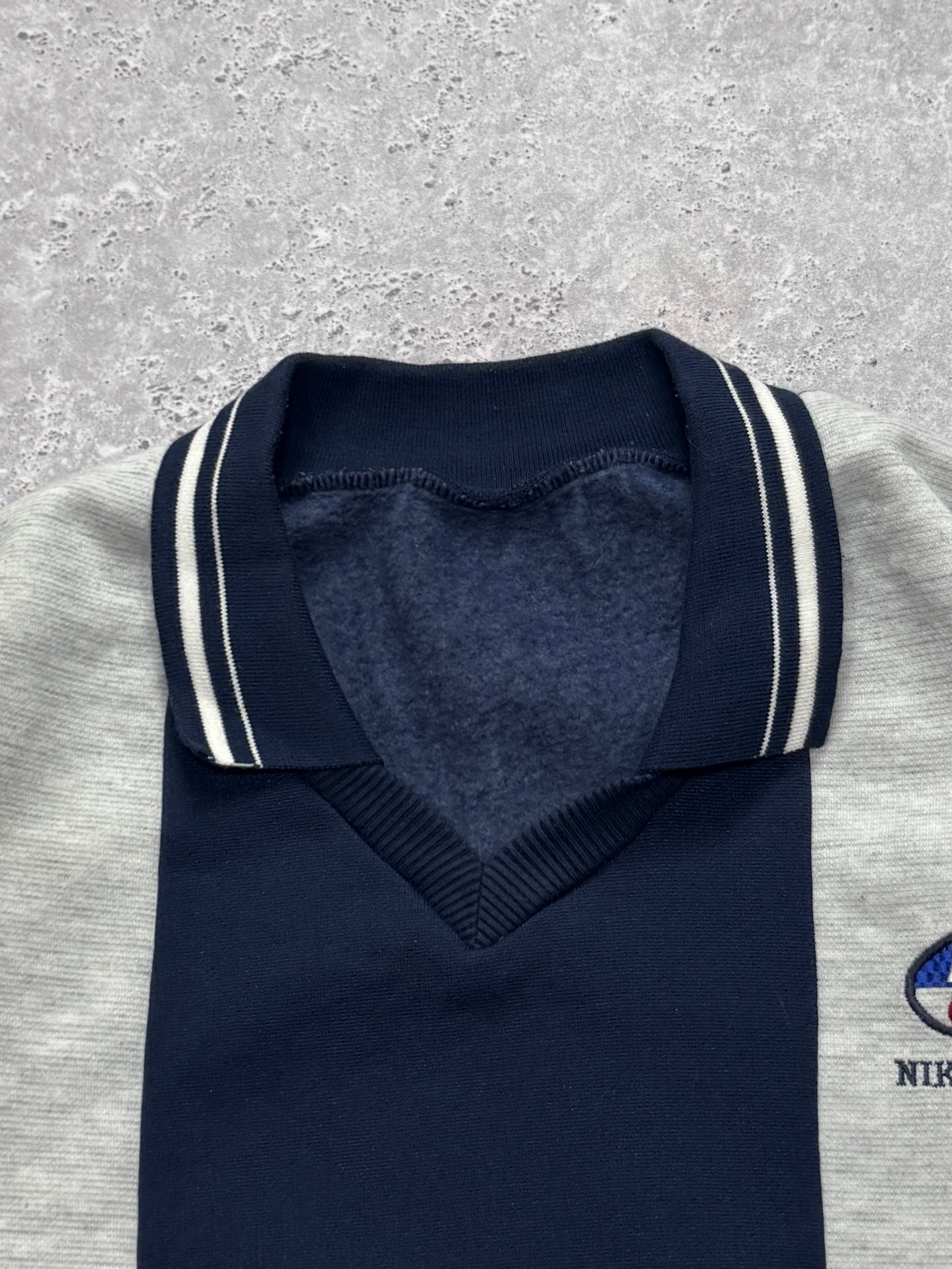 Vintage 90s Nike of Sport Embroidered Sweater (L)