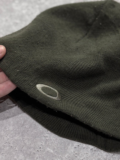 Vintage 2000s Oakley Software Skull Beanie