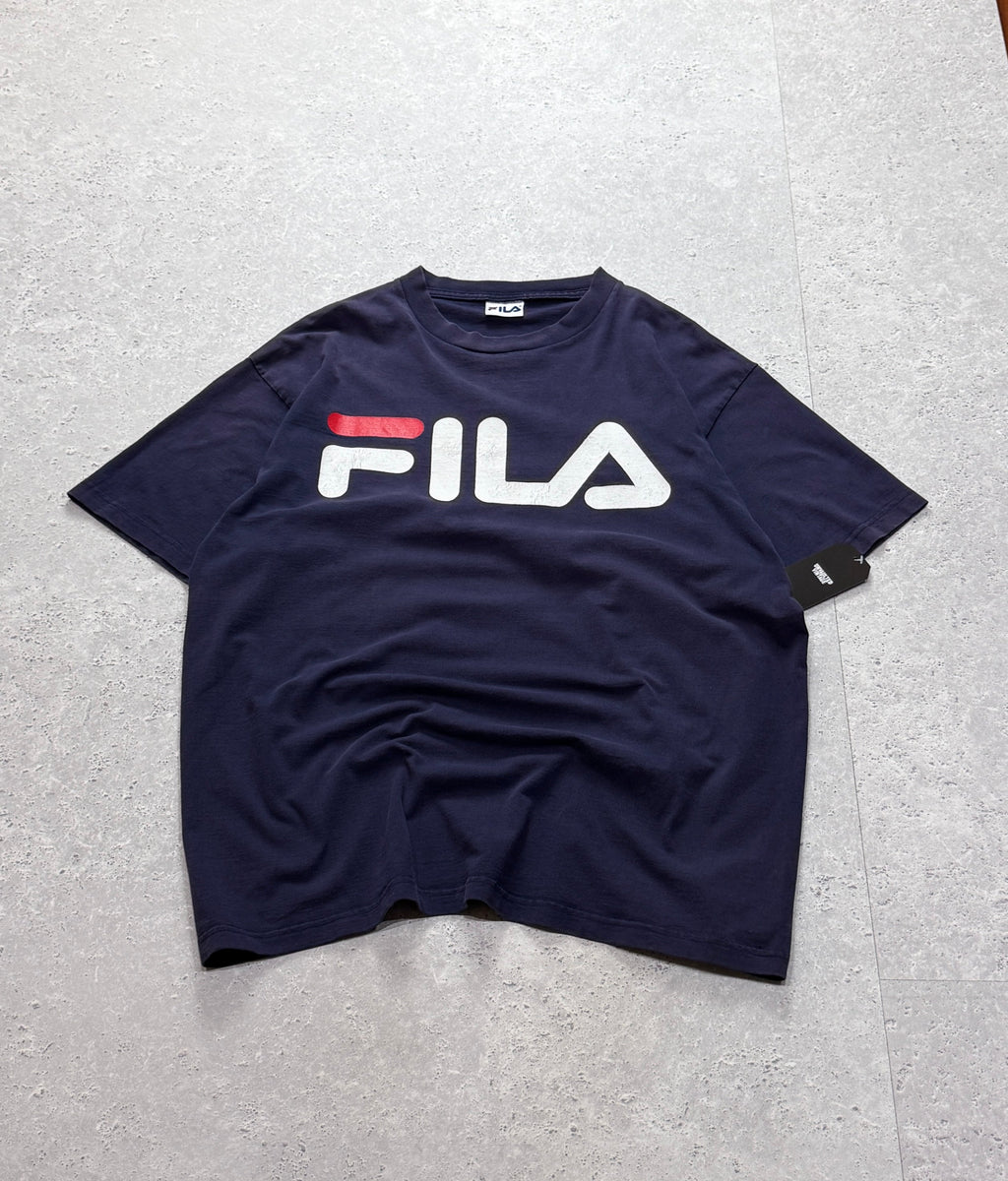 Vintage 2000s Fila Logo Tee (XL)