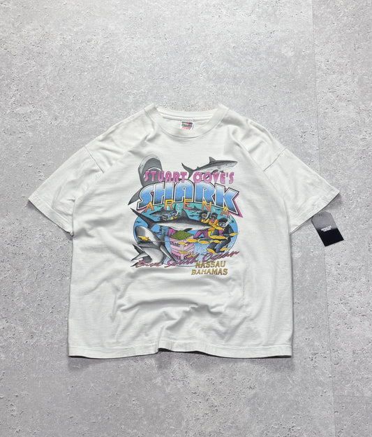 Vintage 90s Bahamas Shark Arena Destination Tee (XL)