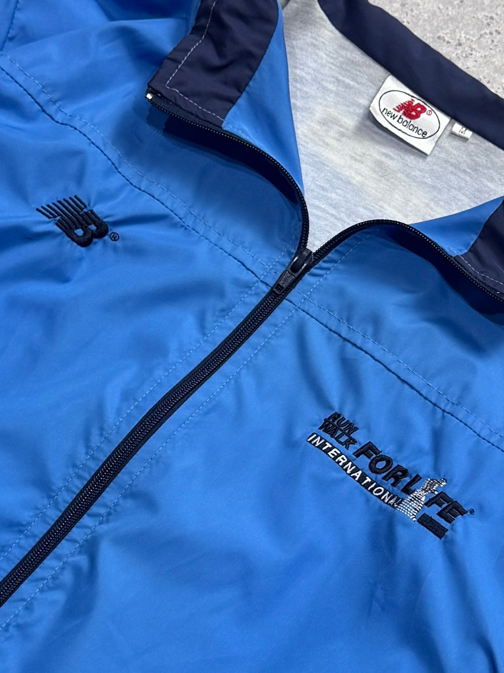 Vintage 90s New Balance Running Windbreaker Jacket (M)
