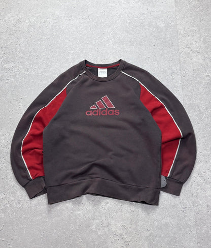Vintage 2000s Adidas Spellout Sweater (M)