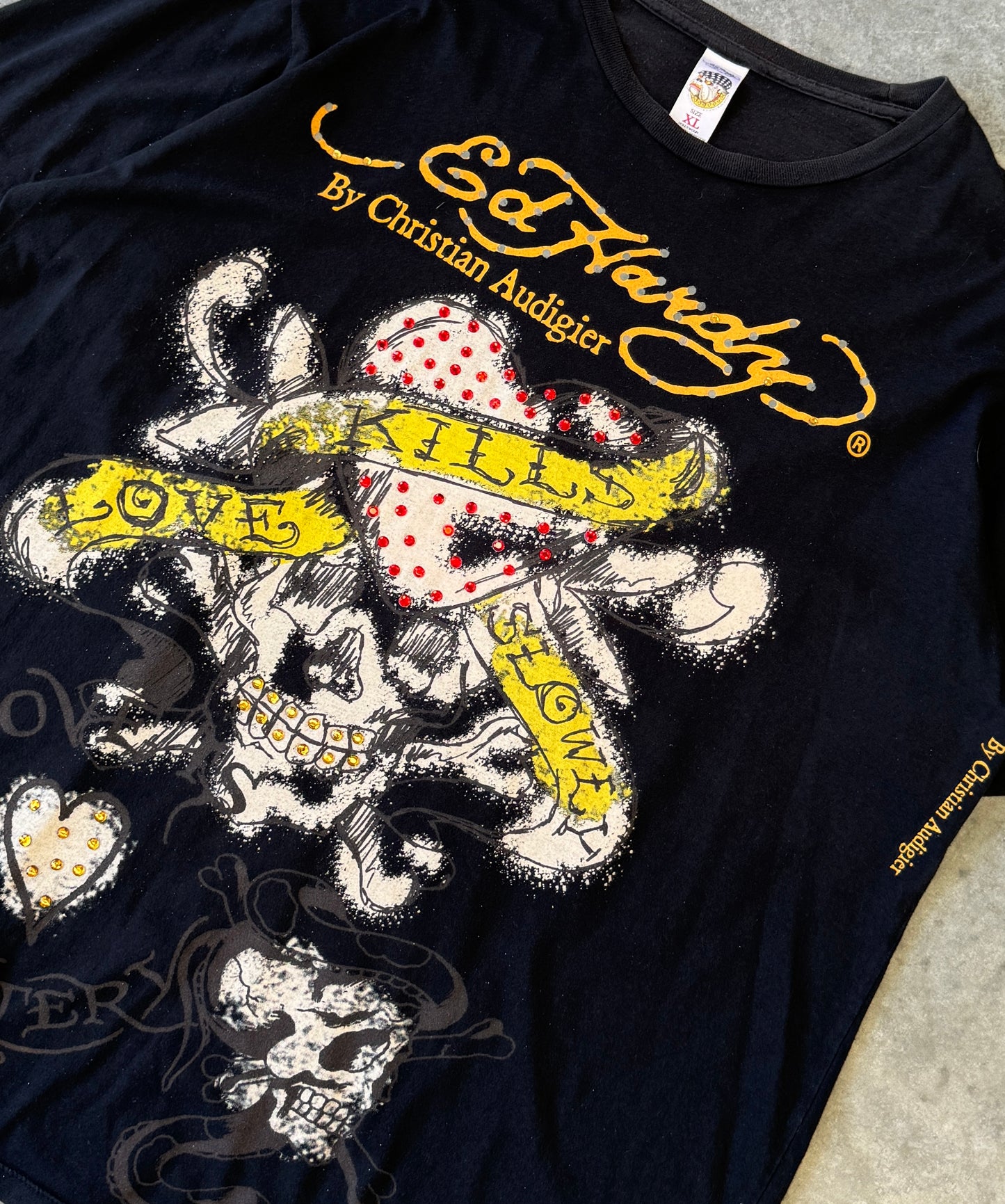 Vintage 00s Ed Hardy Skull Tee (XL)