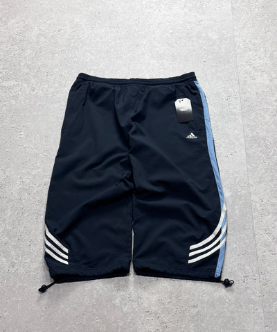 Vintage 2000s Adidas Adjustable 3/4 Track Shorts (M)