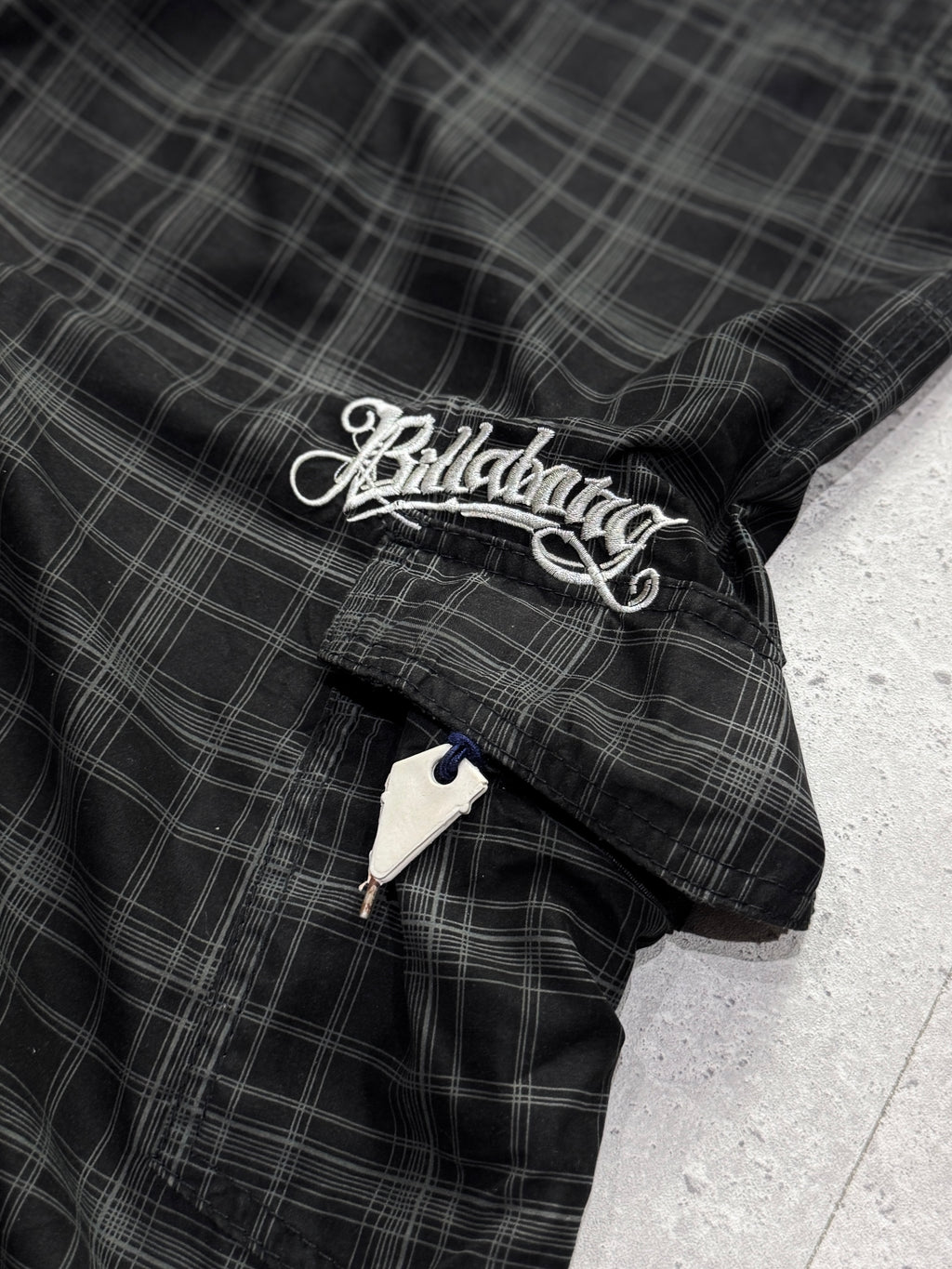 Vintage Y2K Billabong Plaid Boardshorts (36”)