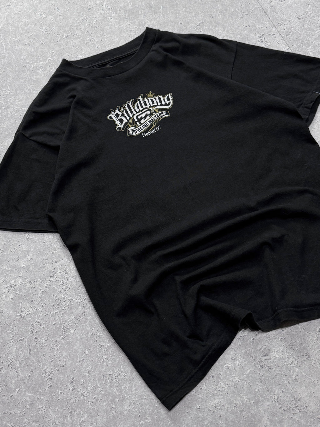 Vintage 2007 Billabong Pipeline Masters Surf Tee (L)