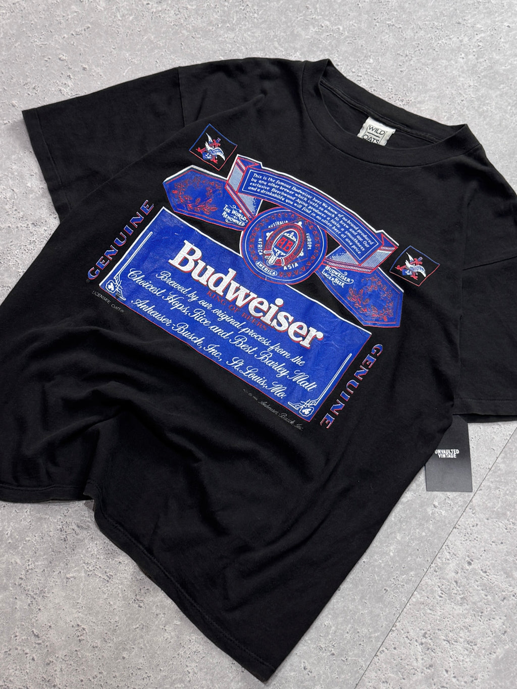 Vintage 1992 Budweiser Beer Tee (L)