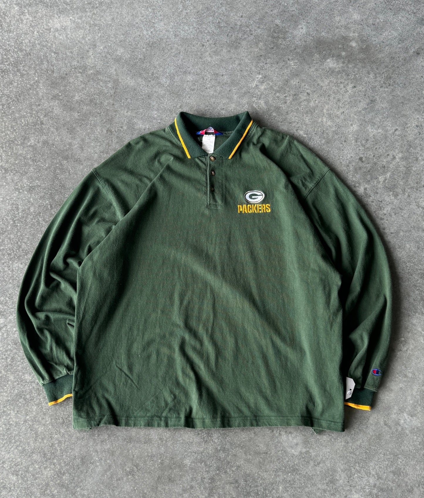 Vintage Champion x Greenbay Packers Jersey Sweater (2XL)