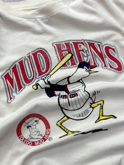 Vintage 90s Toledo Mud Hens College Baseball Tee (L)