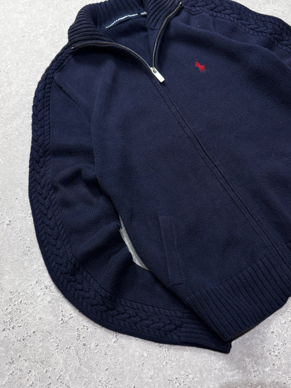 Vintage Ralph Lauren Sport Knitted Zip Up Sweater (S)