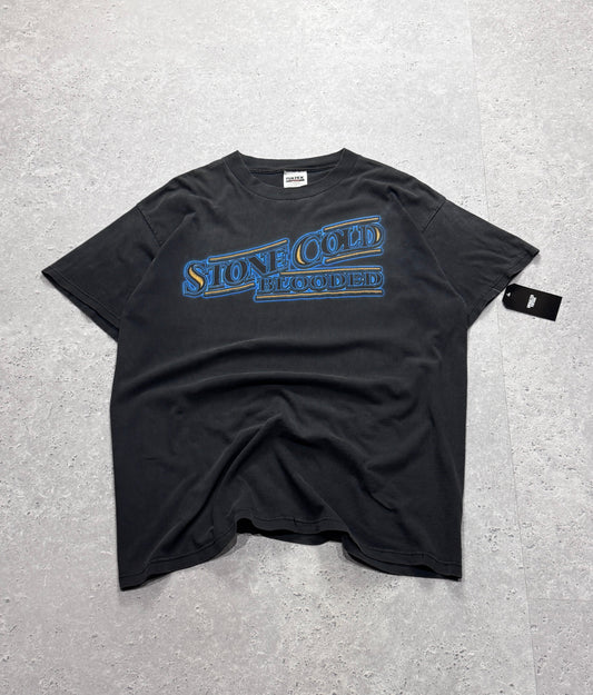 Vintage 90s WWF Steve Austin "Stone Cold Blooded" Tee (XL)