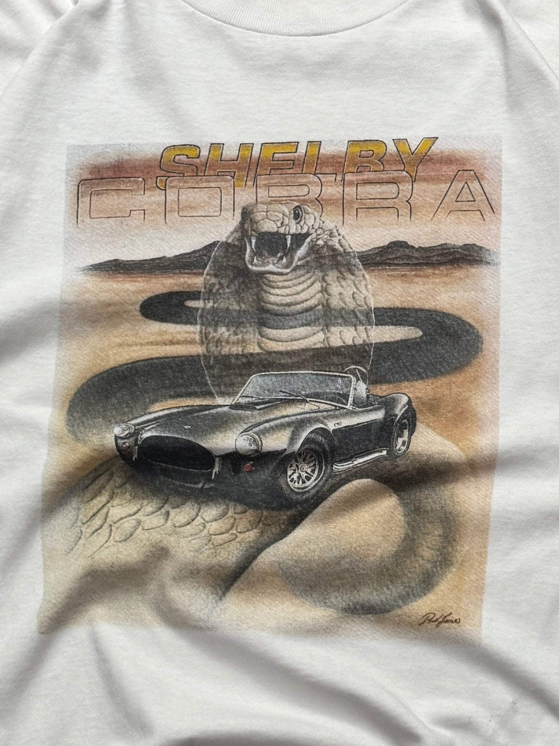Vintage 90s Shelby Cobra Car Tee (L)
