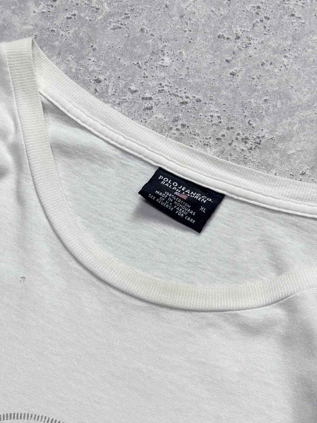Vintage 2000s Polo Jeans Ralph Lauren Spellout Tee (XL)