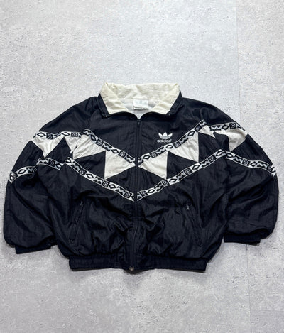 Vintage 90s Adidas Patterned Windbreaker Jacket (L)