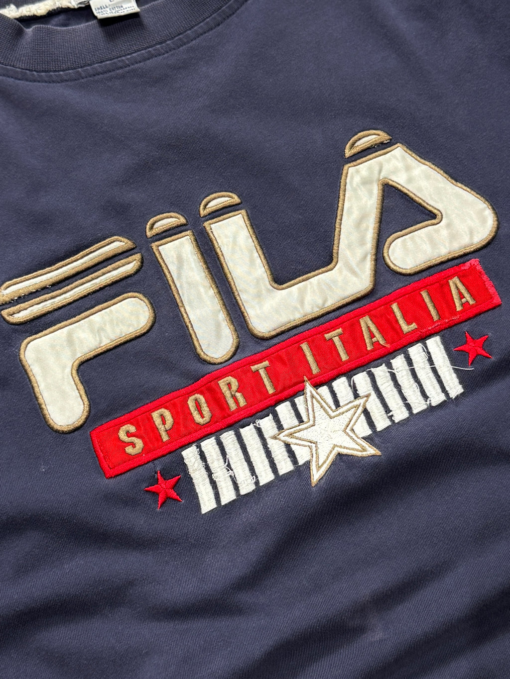 Vintage 90s Fila Embroidered Tee (XL)